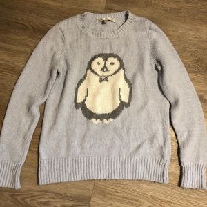 Lauren Conrad Blue Penguin Sweater